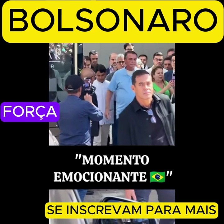 BOLSONARO SAINDO DO HOSPITAL