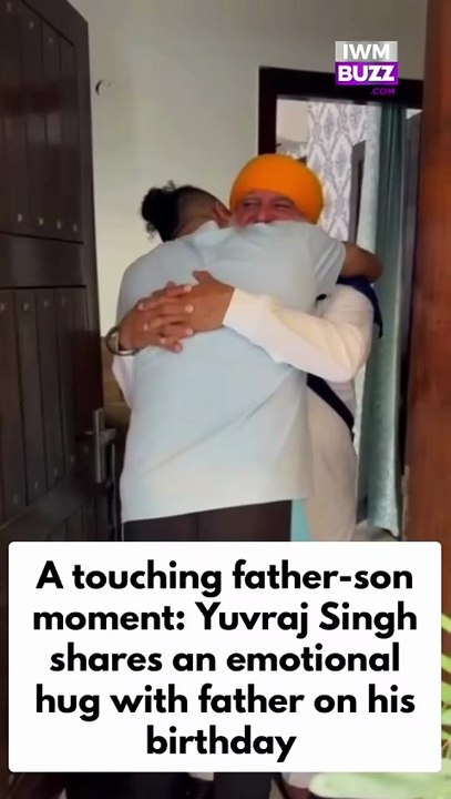 A touching father-son moment: Yuvraj Singh shares an emotional hug with father Yograj Singh on his birthday