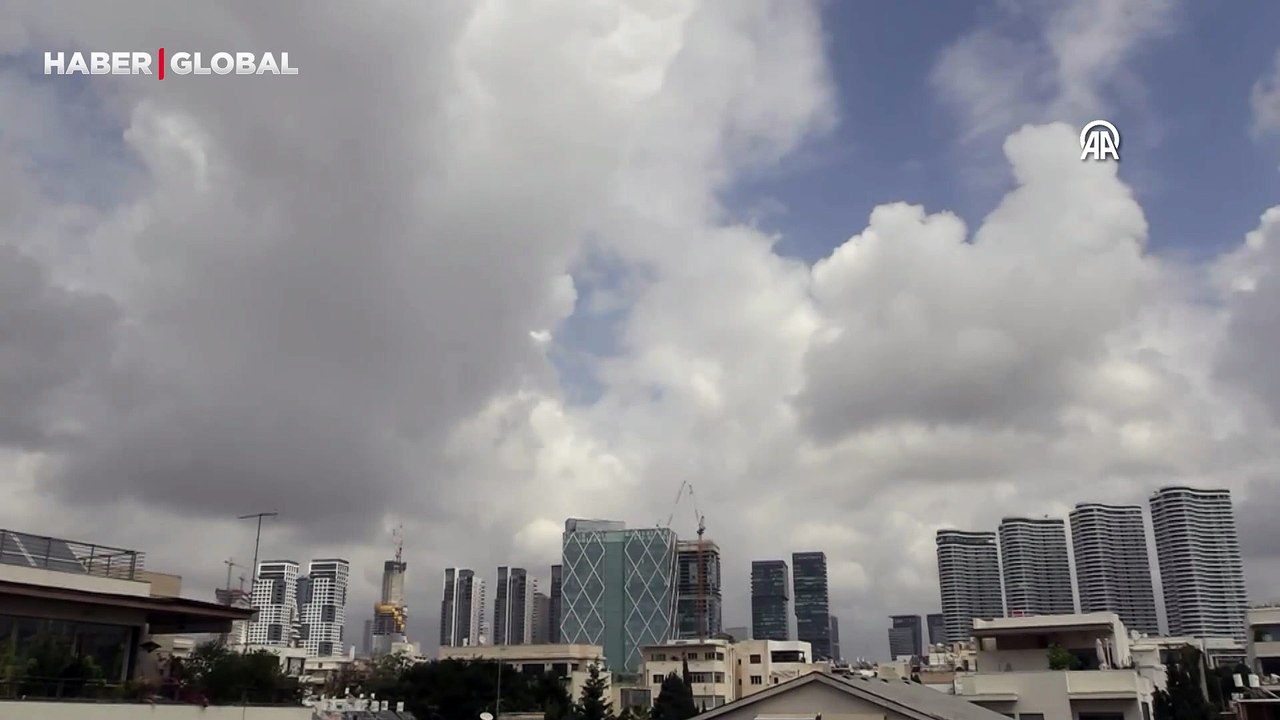 İran'ın misillemesinin ardından Tel Aviv'de sirenler çaldı ve patlama sesleri duyuldu