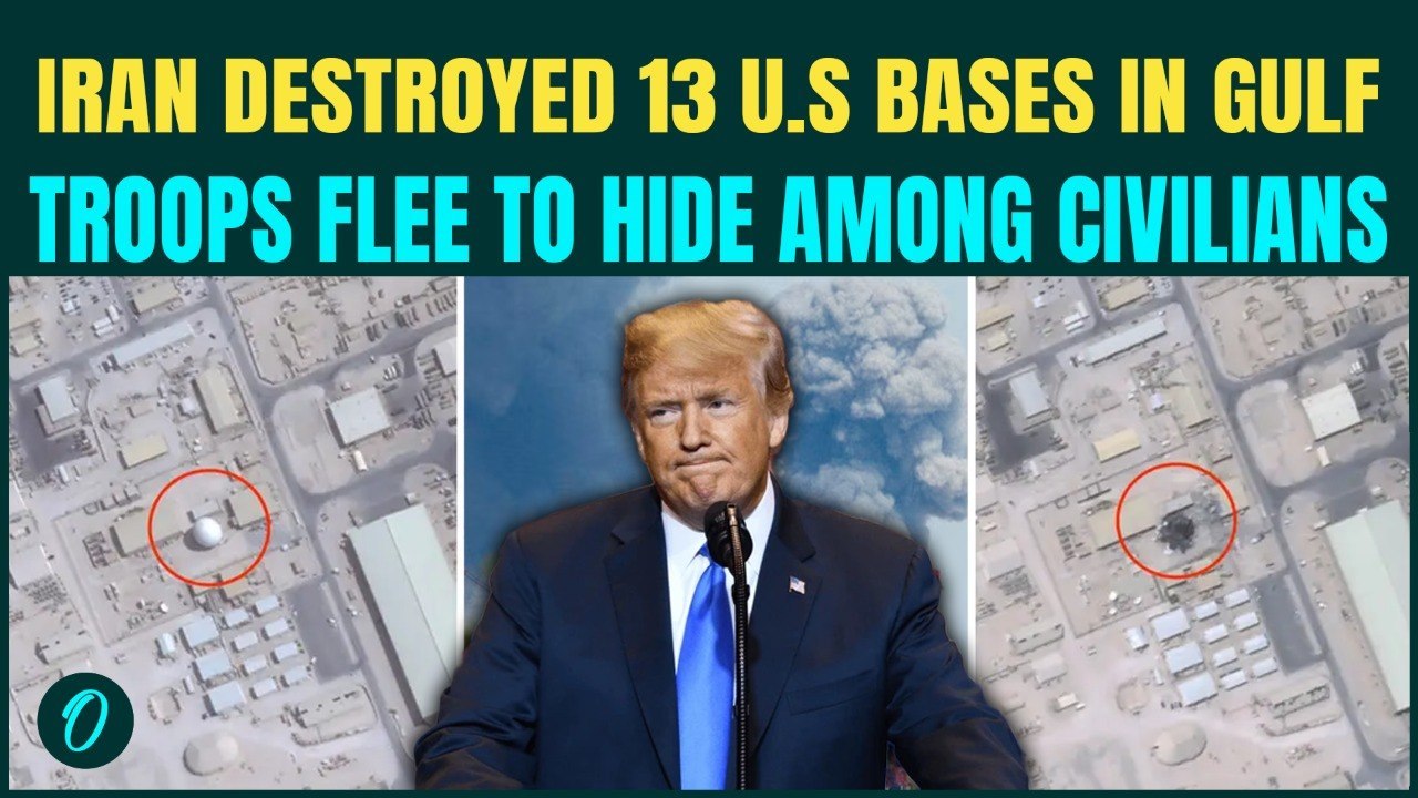 Iran Obliterated 13 U.S Bases BREAKING: Trump’s Troops Flee in PANIC, Takes Shelter Among Civilians