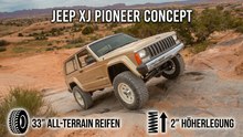 Jeep XJ Pioneer Concept als Hommage an den Cherokee von 1984