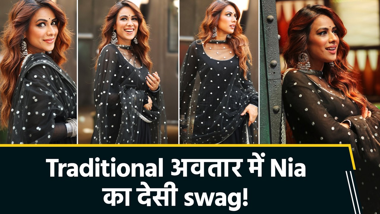 ब्लैक सलवार सूट में Nia Sharma ने बिखेरा अपना जलवा, देशी अंदाज पर fans ने लुटाया प्यार