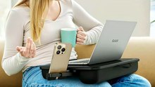 SAIJI Laptop Stand for Bed & Lap Desk with Drawer & Phone Holder