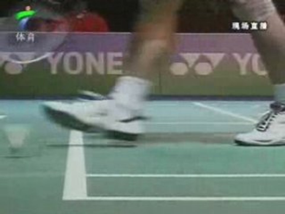 Badminton 2008 All England MS Final game 2 2/2