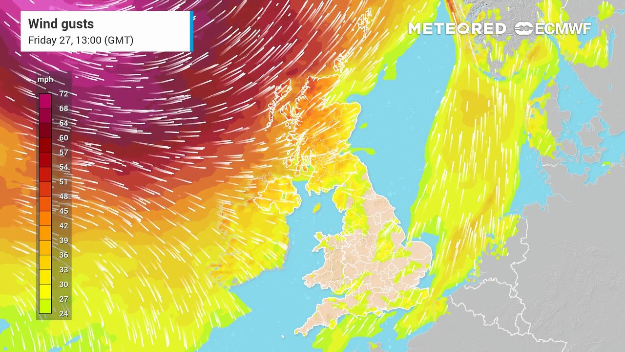 UK weather: Snow, hail and 60mph winds to hit today as Arctic air sweeps south