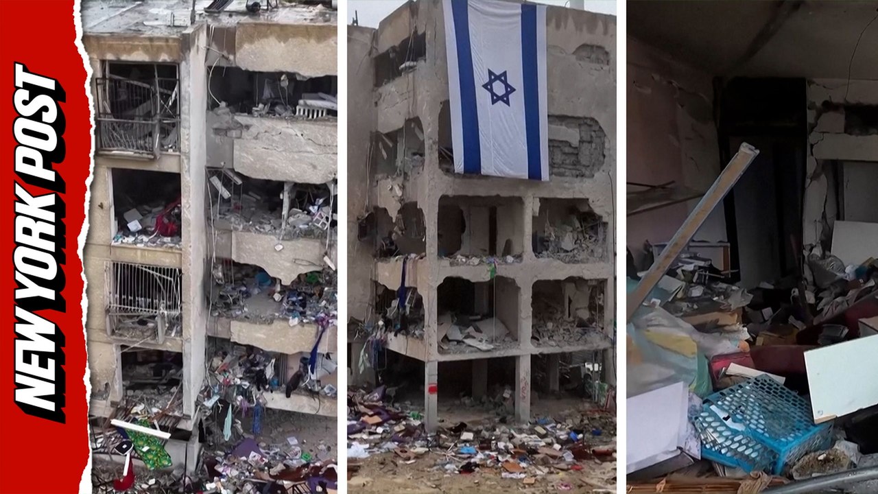 Israeli apartments devastated following Iranian missile attack