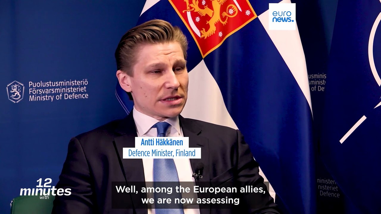 'The US must not divert weapons for Ukraine to Iran,' Finnish defence minister tells Euronews