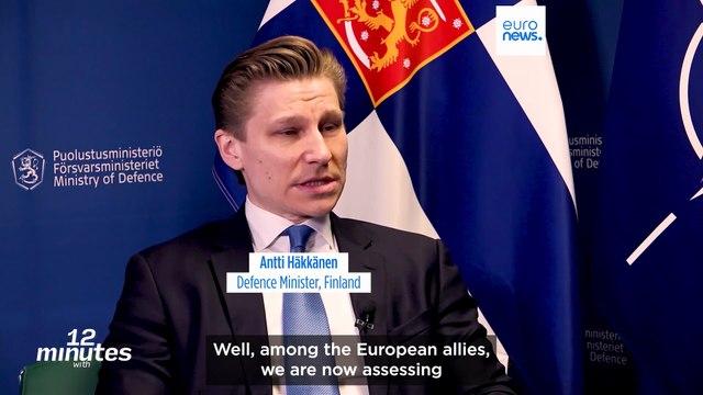 'The US must not divert weapons for Ukraine to Iran,' Finnish defence minister tells Euronews