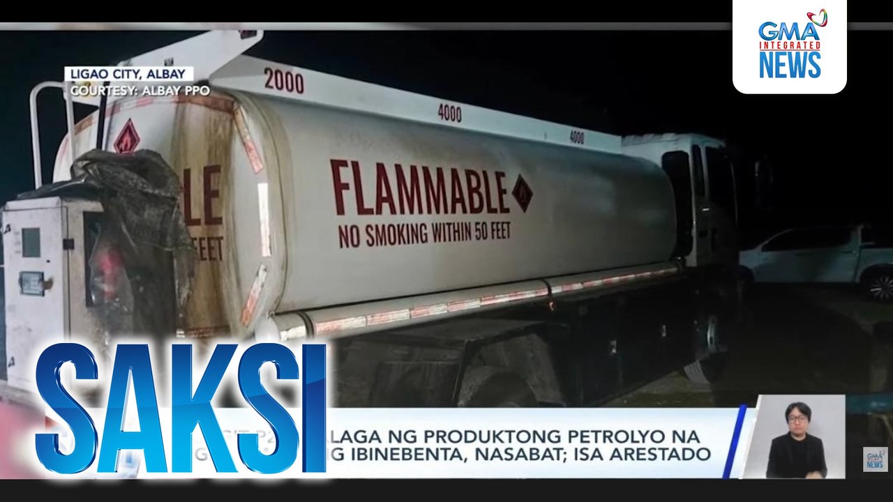 Mahigit P2M halaga ng produktong petrolyo na ilegal umanong ibinebenta, nasabat; isa, arestado | Saksi