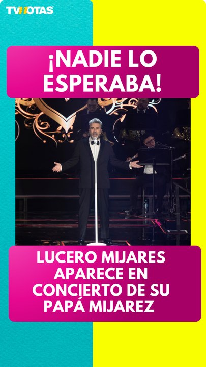 ¡Momento inolvidable! Lucero Mijares canta con Mijares en el Auditorio Nacional