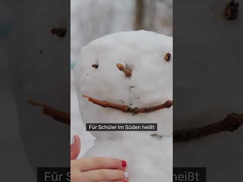 Schnee-Schock zum Ferienstart: Deutschland erlebt Winter-Comeback