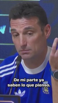 Scaloni: Haré todo lo posible para que Messi vaya al Mundial