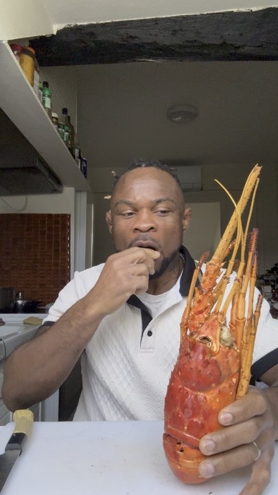 Langouste au plat
