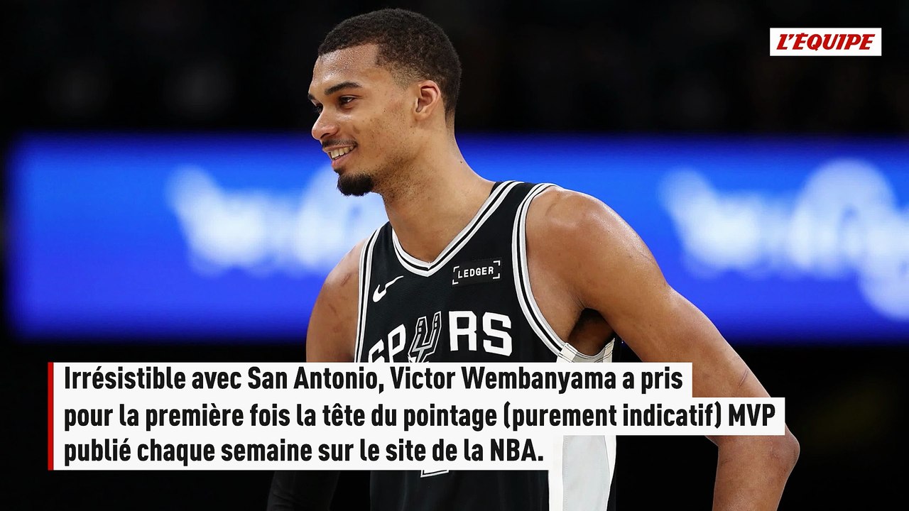 Victor Wembanyama en tête du pointage MVP de la NBA devant Shai Gilgeous-Alexander - Basket - NBA