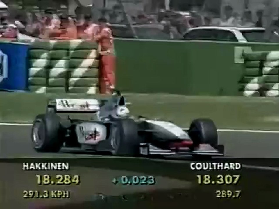 F1 – David Coulthard (McLaren Mercedes V10) lap in qualifying – San Marino 1998