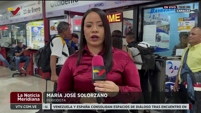 Desde el Terminal La Bandera venezolanos se movilizan para disfrutar de la Semana Santa