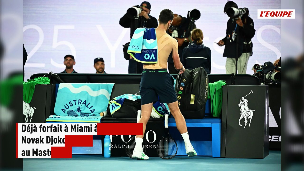 Novak Djokovic forfait pour le Masters 1000 de Monte-Carlo - Tennis - ATP - Monte-Carlo