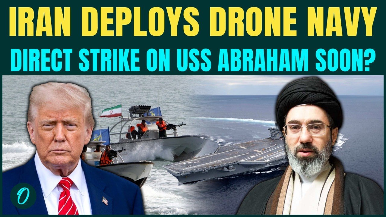 Iran UNVEILS Drone Navy In Hormuz, USS Abraham Lincoln Faces DIRECT Strike Threat | Iran Breaking