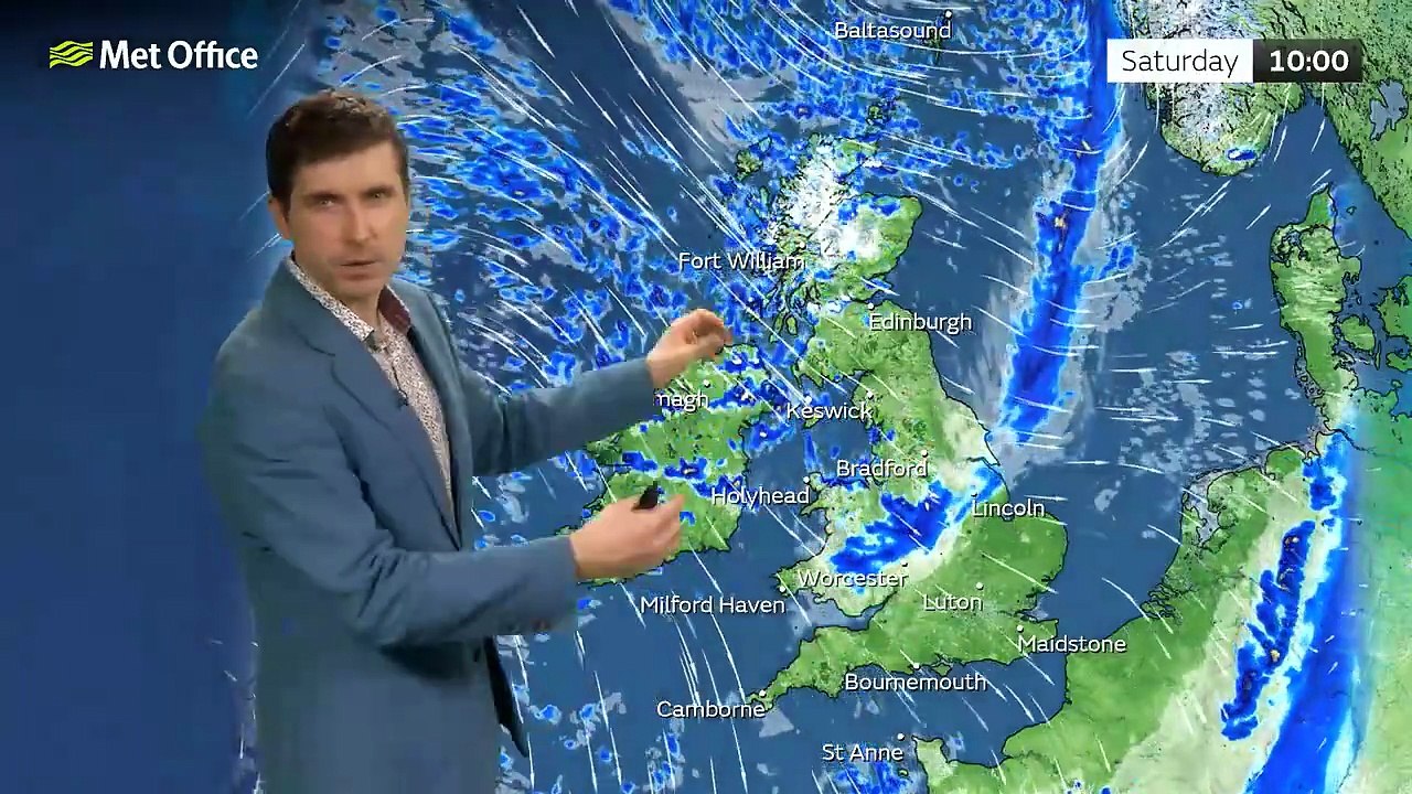 Met Office Friday Evening Weather Forecast 27/03/2026