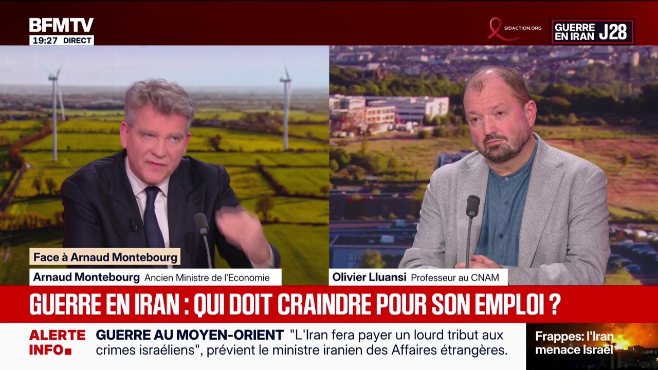 FACE À ARNAUD MONTEBOURG - Guerre en Iran: "On risque d'avoir un effet sur le tissu industriel français", affirme Olivier Lluansi, professeur au CNAM