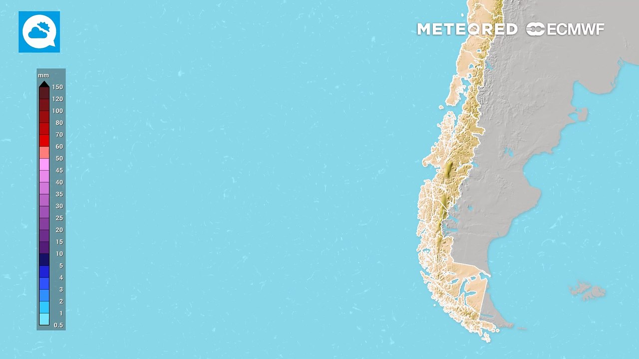 El sur en alerta: se esperan lluvias intensas y viento sobre 100 km/h este fin de semana