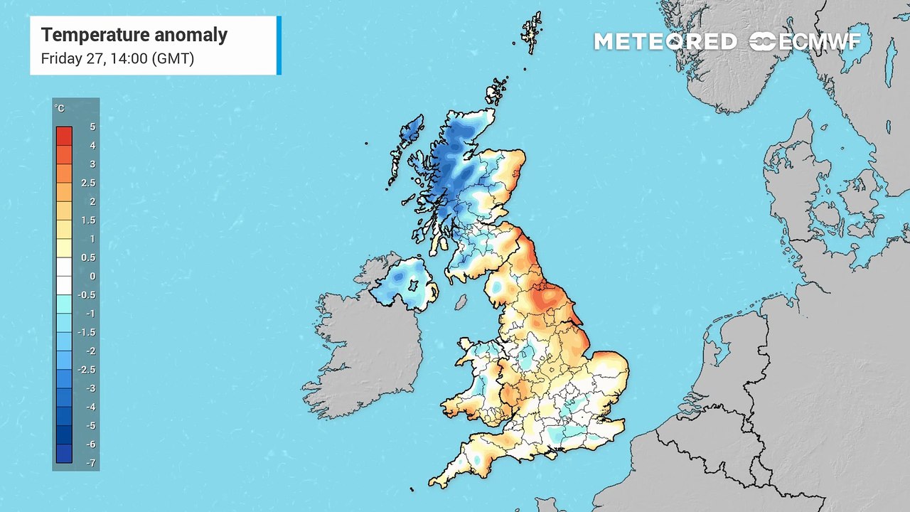 Temperatures staying below average this weekend