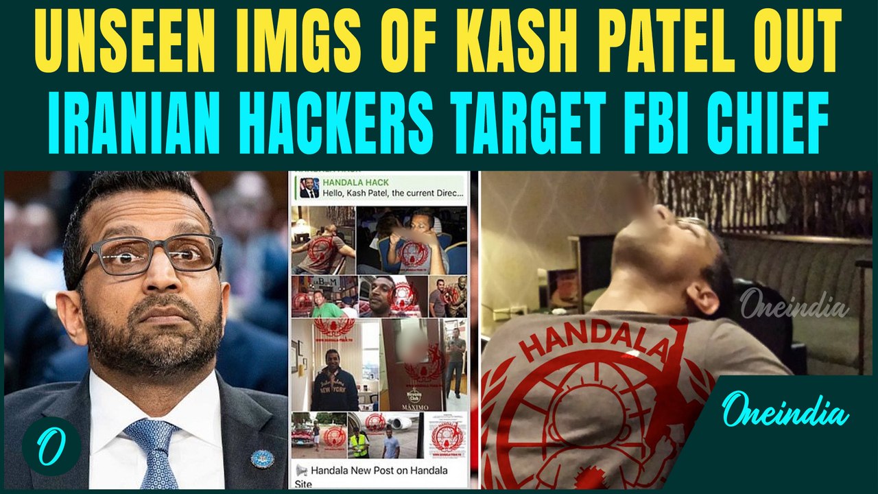 BREAKING: UNSEEN Photos Of Kash Patel Leaked After Iranian Handala Hacker Group Targets FBI CHIEF