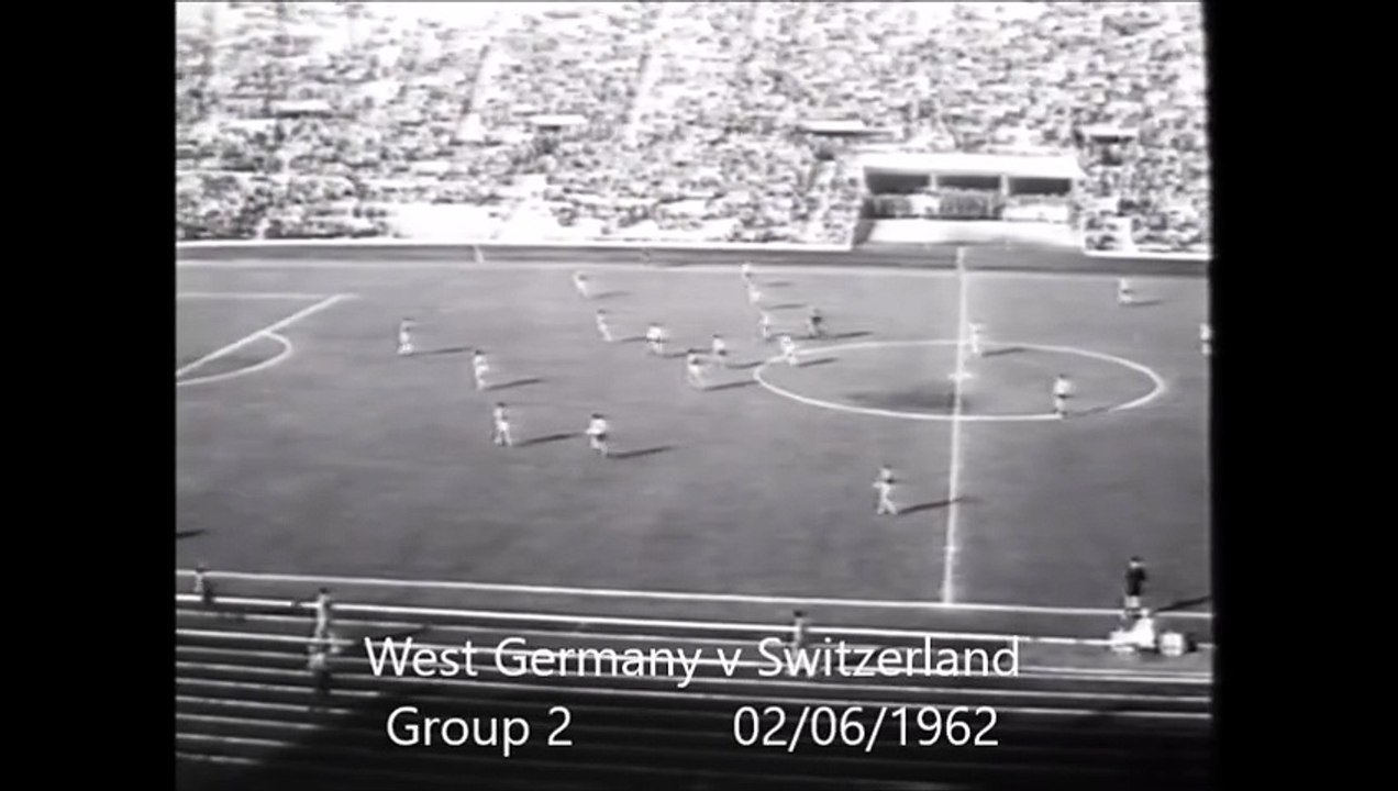 West Germany v Switzerland Group Two 03-06-1962