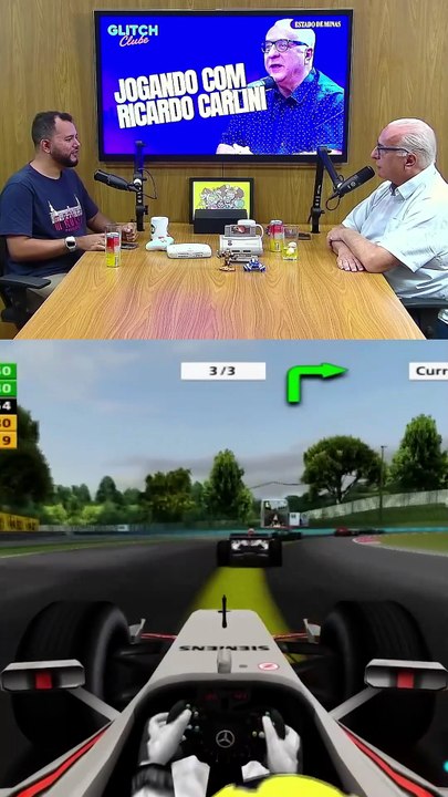 "Fiquei viciado" Ricardo Carlini confessa paixão por Formula 1 no PS2