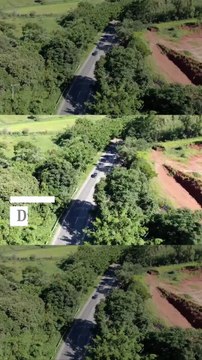 Drone da Polícia Rodoviária fiscaliza motos de alta cilindradas em estradas do Circuito das Águas, em SP