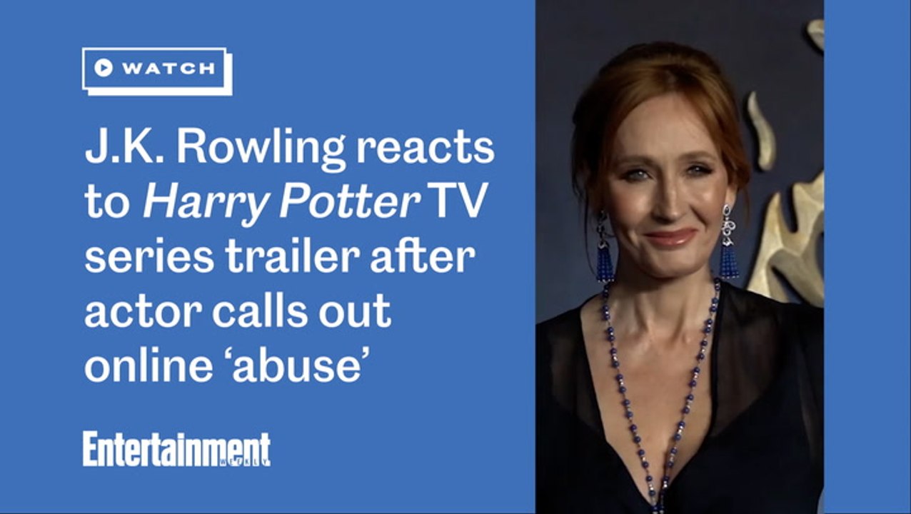 J.K. Rowling reacts to 'Harry Potter' TV series trailer after actor calls out online 'abuse'