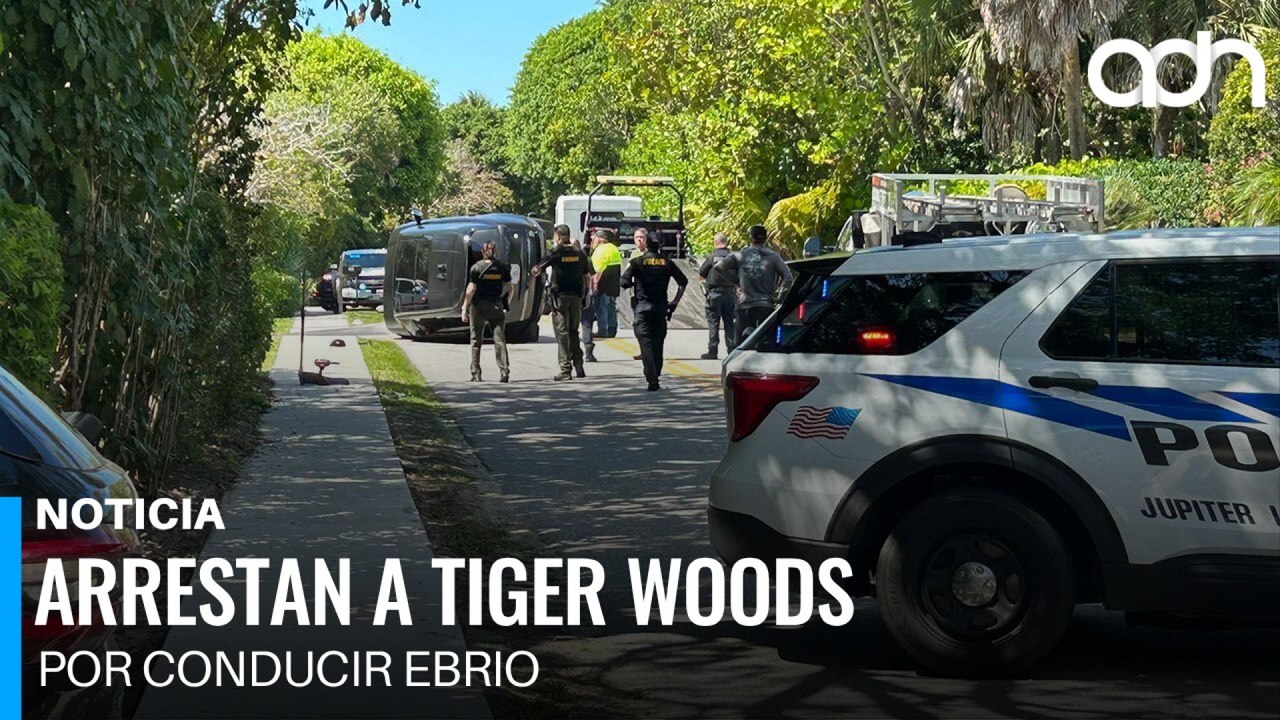 🚨¡Última Hora! Tiger Woods sufre volcadura en Florida y es arrestado por conducir ebrio