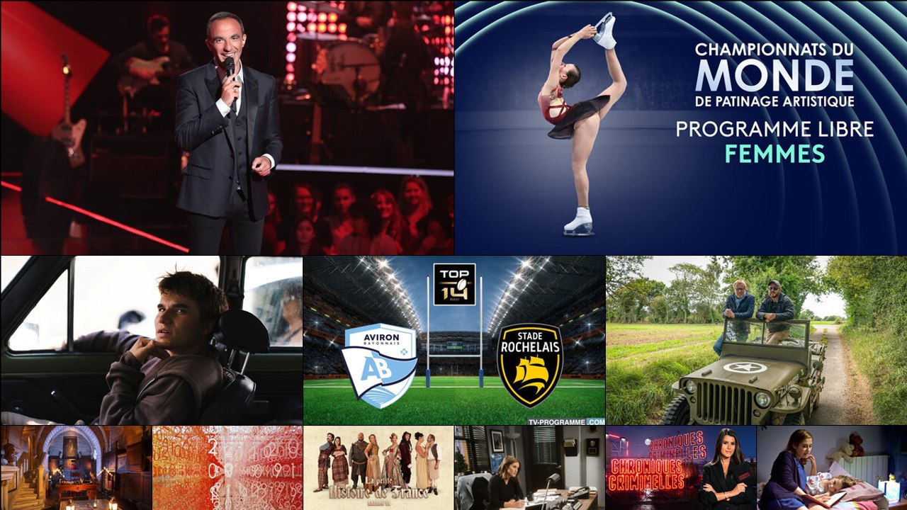 Programme TV soirée du Samedi 28 mars 2026