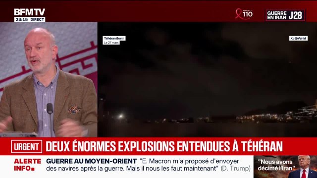 Une dizaine d'explosions entendues à Téhéran - 27/03