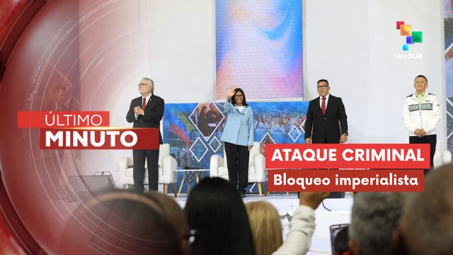 Pdta. (E ) Delcy Rodríguez exige el fin de las sanciones ante la comunidad evangélica