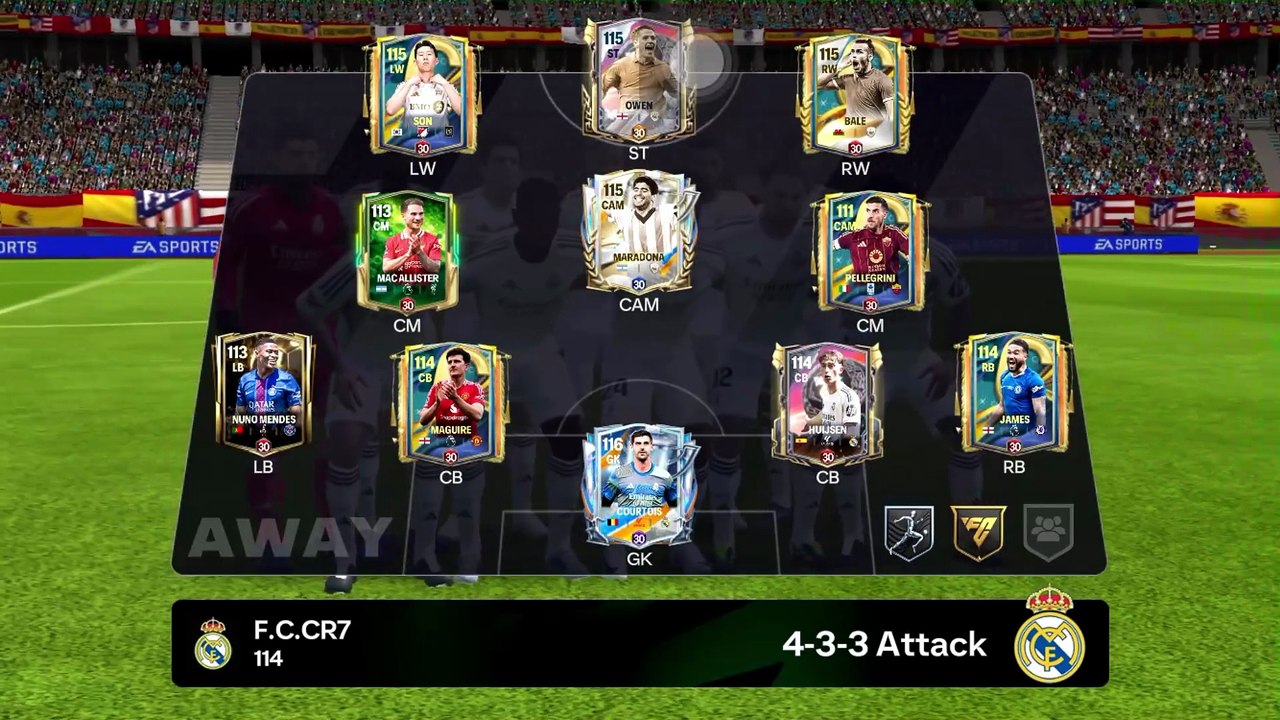 Unreal Tactical Win! FC CR7 Outsmarts Atlético in EA Sports FC 25 Mobile Manager Mode