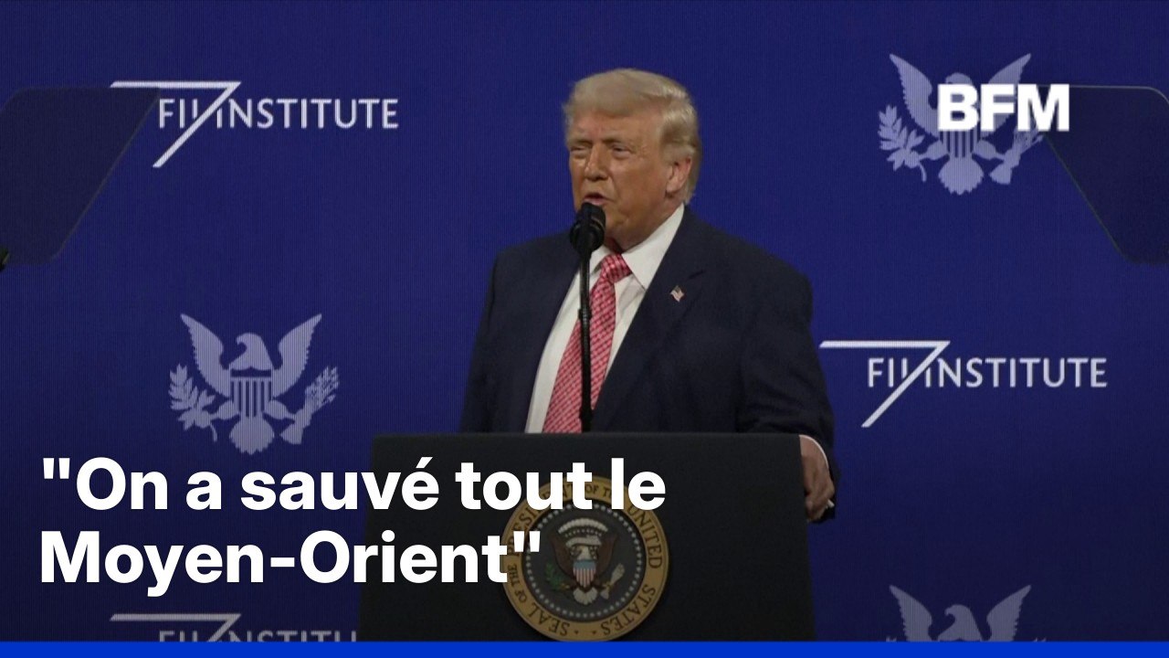 Guerre en Iran, tensions au Moyen-Orient: le discours en intégralité de Donald Trump