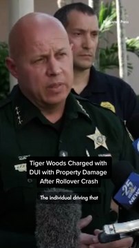 Tiger Woods Charged with DUI, Causing Property Damage After Rollover Crash
