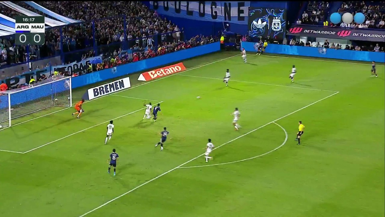 Enzo Fernández y el primero contra Mauritania