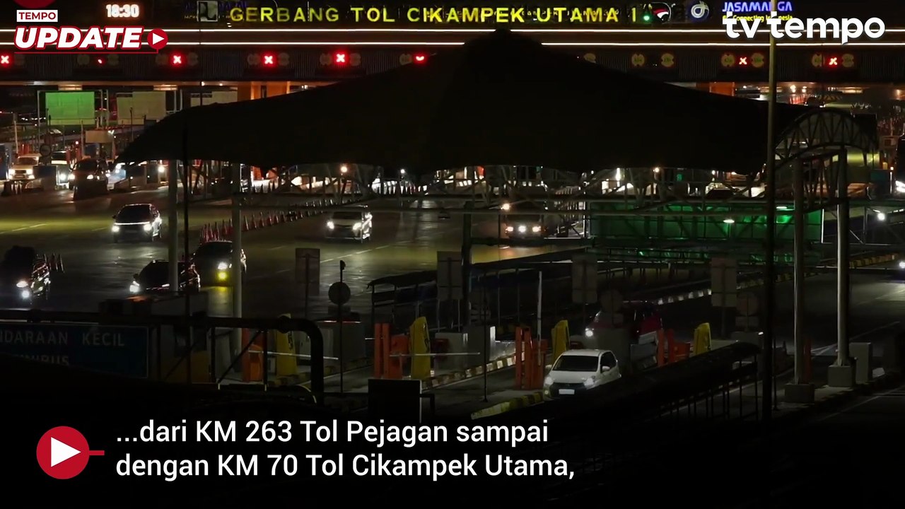Kepadatan Terjadi di GT Cikampek Utama pada H+6 Lebaran