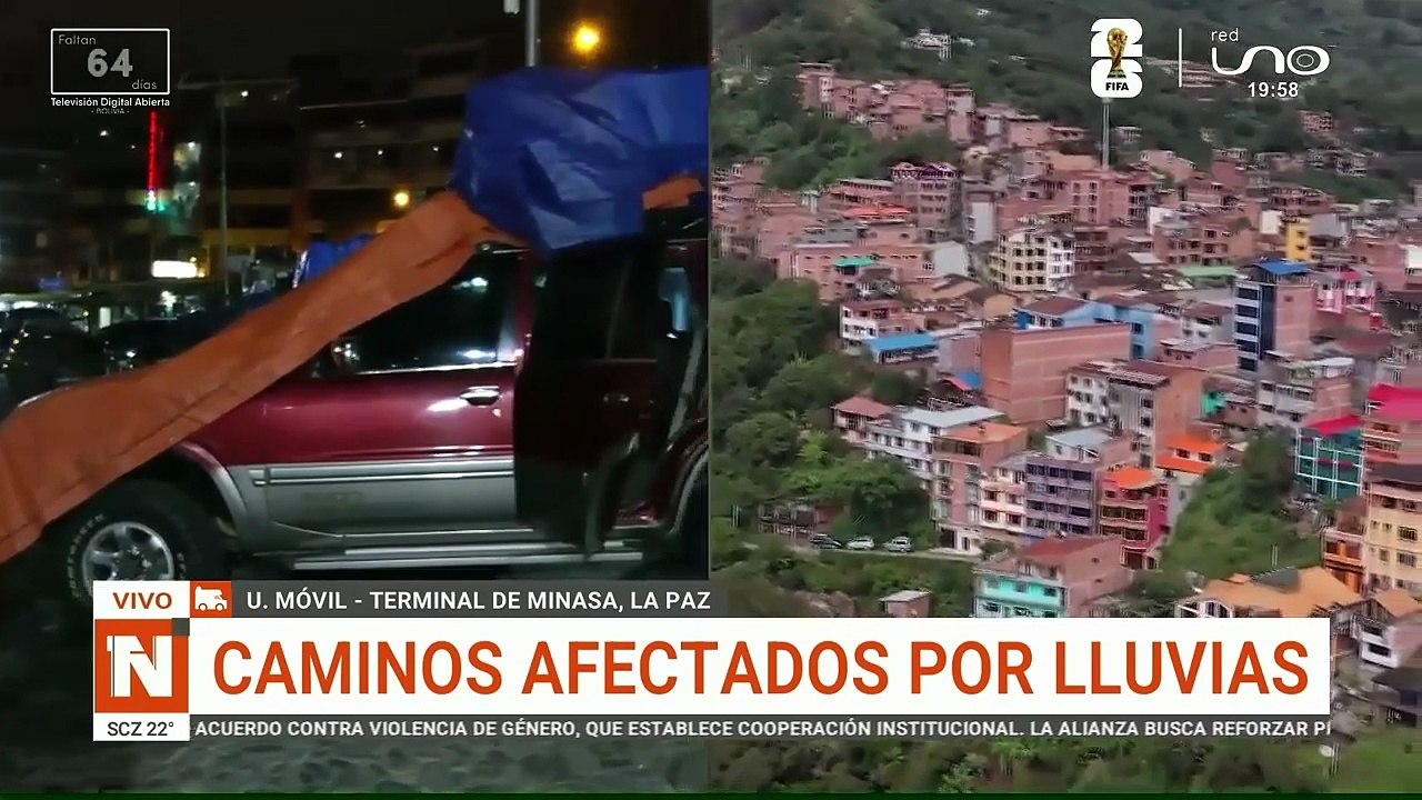 caminos afectados por lluvias