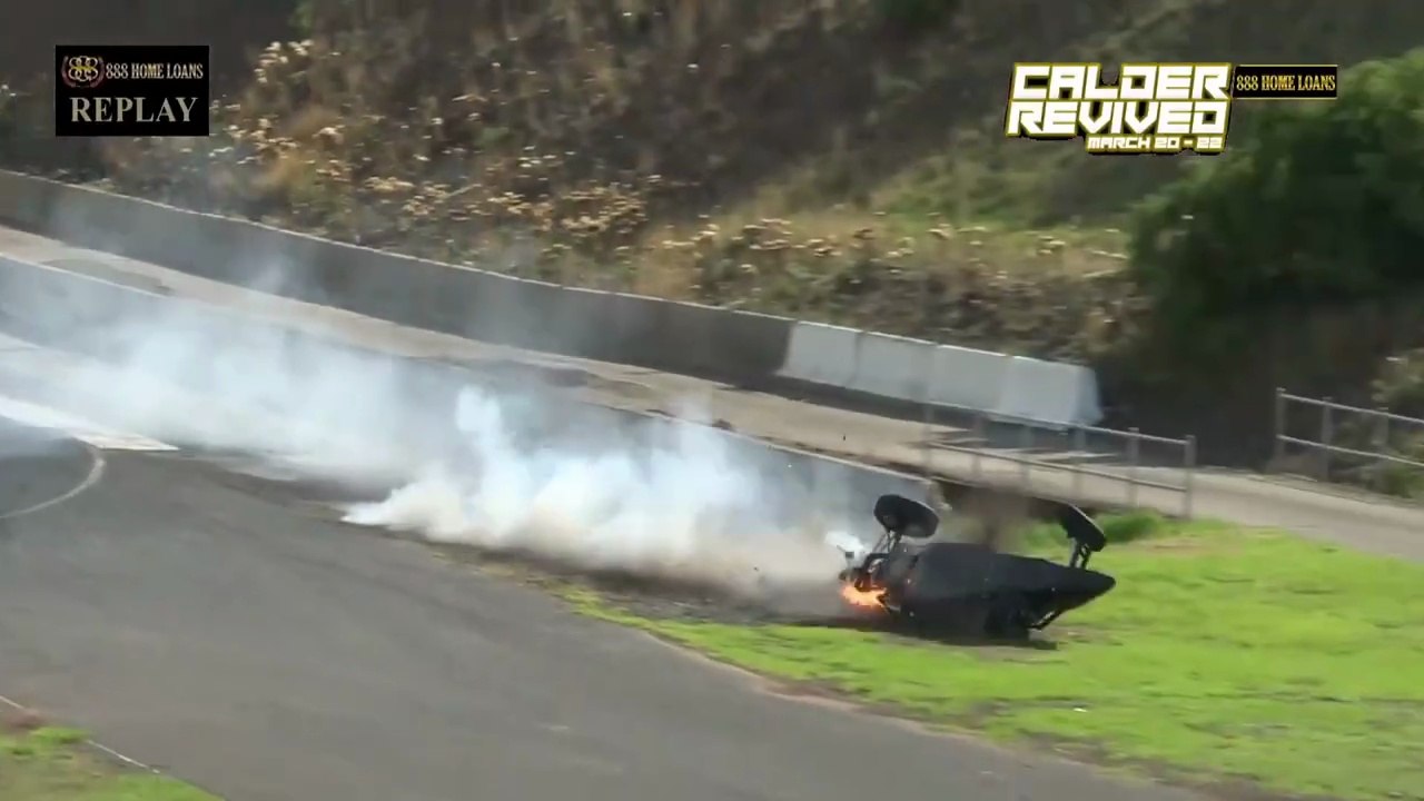 Victorian Formula Vee Championship 2026 Calder Park Race 2 Collison Flip