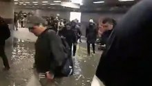 Mecidiyeköy metro istasyonu göle döndü