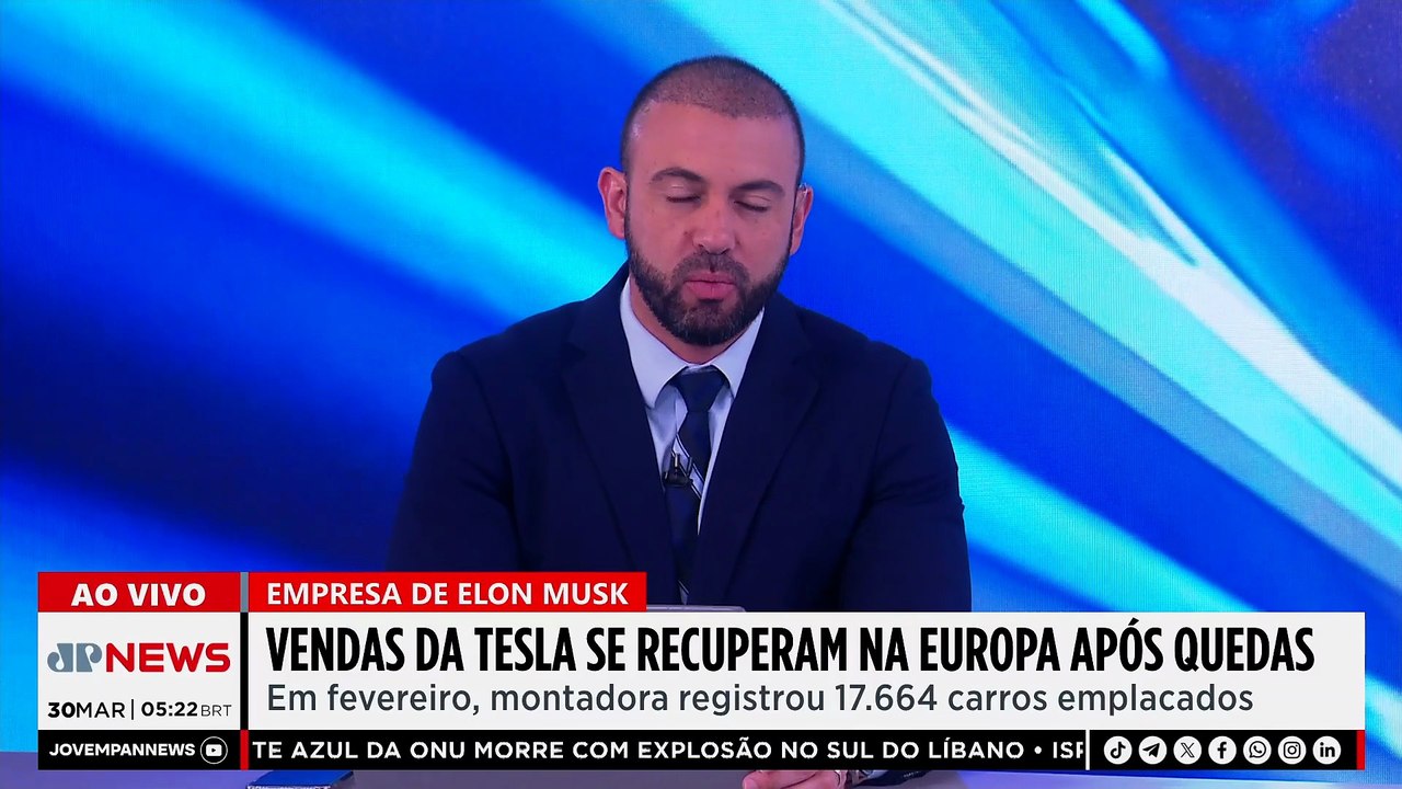 Vendas da Tesla se recuperam na Europa após quedas; Bruno Meyer comenta