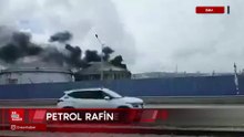 İran İsrail'in Hayfa kentindeki petrol rafinerisini vurdu