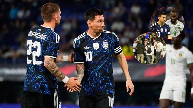 Messi desata la locura: jugadores y delegación de Mauritania buscan su foto tras el partido