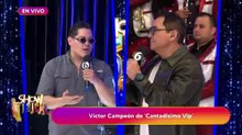 La reacción de Víctor ante su triunfó en 'Cantadísimo'