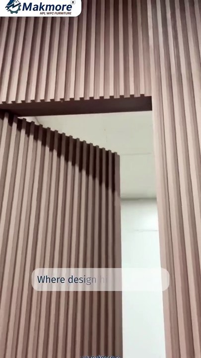 WPC exterior wall cladding in Hyderabad | Bangalore | Makmore