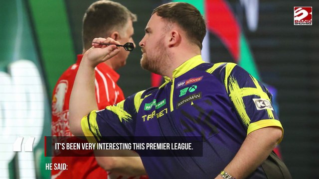 Luke Littler urges darts rivals to 'try and catch him'