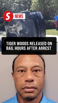 Golf-Tiger Woods arrested on DUI charge after Florida car crash